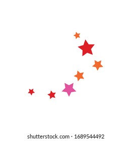 set of abstract stars background template vector illustration design
