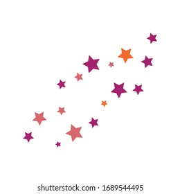 set of abstract stars background template vector illustration design

