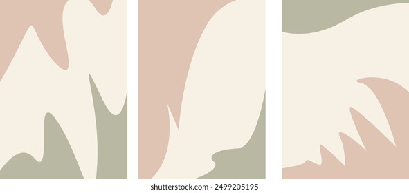 Set of abstract summer backgrounds with tropical leaves and flowers. Cover for web banner, social media banner template, postcard, invitation. Summer vacation concept. Nature theme