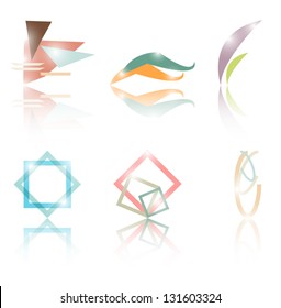 Set of abstract symbols  such a logo