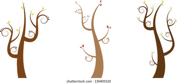 set of abstract tree with leaves