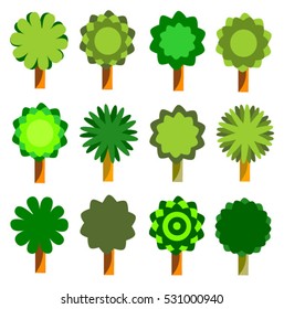 Set of abstract trees