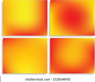 Set of abstract trendy color backgrounds. Vector illustration pastel. Graphic backdrops with soft shadow. Red modern screen effective design for user interface.
