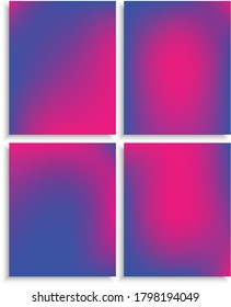 Set of abstract trendy color backgrounds. Fresh backdrops with soft shadow. Vector illustration pastel. Blue modern screen effective design for user interface.