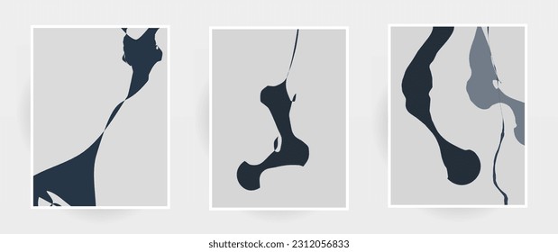Set Abstract trendy line texture universal artistic background templates. Good for cover, invitation, banner, placard, brochure, poster, card, ui, flyer, wall art, and other.