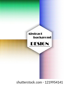 Set of abstract triangle pattern background advertising banner template