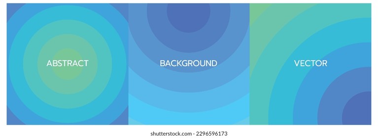 Set of Abstract vector background design.