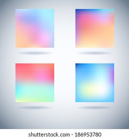 set of abstract vector blurred colorful background line star group colourful abstract background scene pile colorful digital new modern site flooring blue fancy light set concept creative flag drop fu