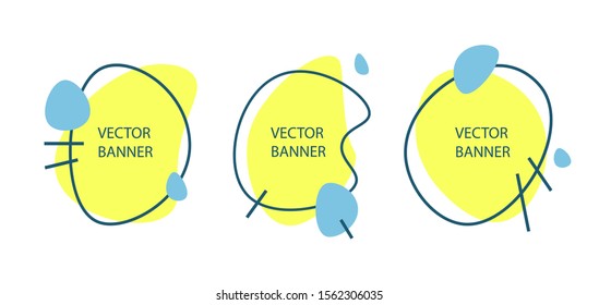 Set of abstract vector creative backgrounds in minimal style with copy space for text  / design templates for social media stories and bloggers - simple, stylish, minimal for design, website, label.