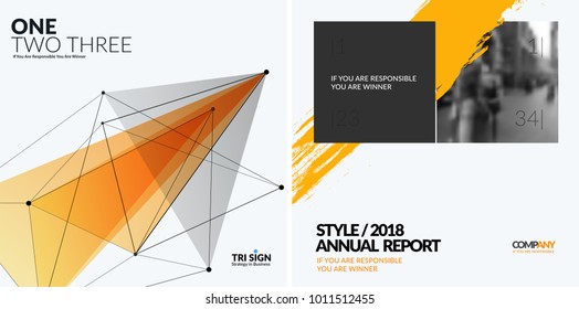 Set of abstract vector design elements for graphic template.