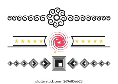 Conjunto de elementos de design de vetor abstrato e logotipos para modelos de negócios e Web