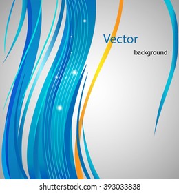 Set of abstract vector glass banners. Vector illustration.
