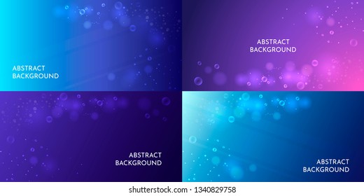 Set of abstract vector landscape. Eps 10