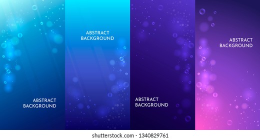 Set of abstract vector landscape. Eps 10