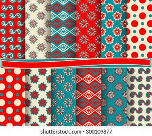 set of abstract vector paper with decorative shapes and design elements for scrapbook
