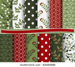 set of abstract vector paper with decorative shapes and design elements for scrapbook