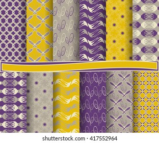 set of abstract vector paper with decorative shapes and design elements for scrapbook  