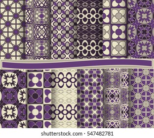 set of abstract vector paper with decorative flowers, shapes and design elements for scrapbook  