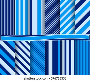 set of abstract vector paper for scrapbook with stripes