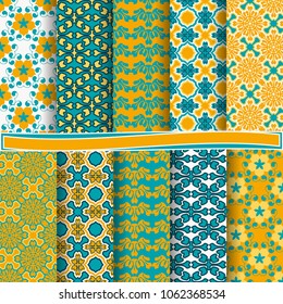 set of abstract vector paper with abstract shapes and design elements for scrapbook