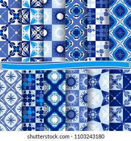 set of abstract vector paper with abstract shapes and design elements for scrapbook