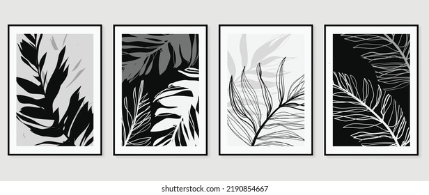 Conjunto vector arte pared