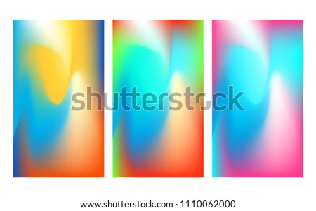 Set Abstract Wallpapers Phone X Background Stock Vector Royalty