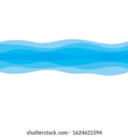 set of Abstract Water wave vector illustration design background