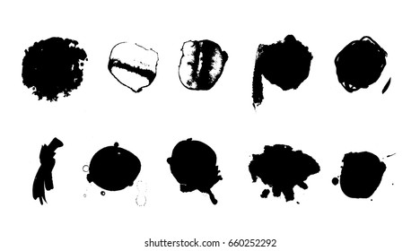 Set of Abstract watercolor background