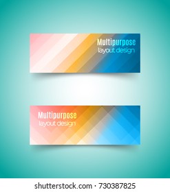 Set of  abstract waves. Document Covers for business presentation and magazine covers, annual reports and marketing generic purposes.