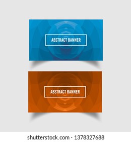 Set of Abstract Web Banner Design Background Templates