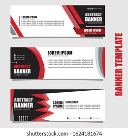 set of abstract web banner templates. Modern design. Vector design inspiration.