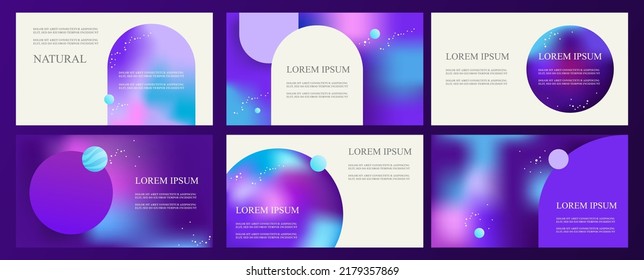 Set of abstract web banners templates. Presentation. Modern minimalist design. Space explore. Horizontal banners. EPS 10