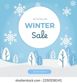 Set of abstract winter backgrounds for social media stories. Colorful winter banners with falling snowflakes, snowy trees. Wintry scenes . Use for event invitation, discount voucher