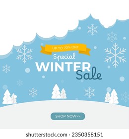 Set of abstract winter backgrounds for social media stories. Colorful winter banners with falling snowflakes, snowy trees. Wintry scenes . Use for event invitation, discount voucher