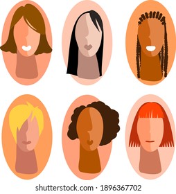 女性顔 イラスト の画像 写真素材 ベクター画像 Shutterstock