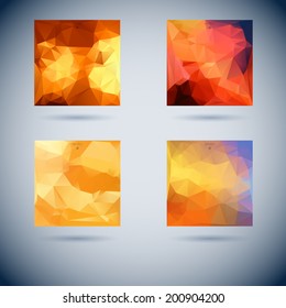 set of abstraction vector scene with three item template for design group colorful conceptual scene pile digital modern site partnership luxurious lighting set concept creative flag drip future creati
