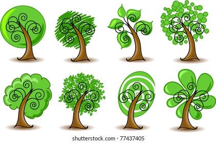 Set abstracts vector trees