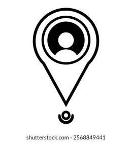 Set Of Address place icon symbol. Location icon collection. Vector Illustration.