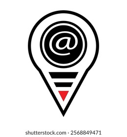 Set Of Address place icon symbol. Location icon collection. Vector Illustration.