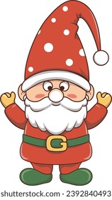  A set of adorable vector illustrations of baby santas in different poses and outfits, perfect for Christmas cards, invitations, posters, and more. #vector ##santa #christmas #decoration #element #art