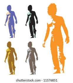 Set Of Adventurer Pose