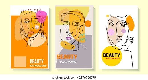 Set Of Aesthetic Abstract Person Character Line Art,sketch, Object And Various Doodles Vector Illustration Background. Contemporary Modern Trendy Design For Wall Art,print,cover, Poster.