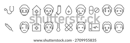 set of Affliction vector illustration