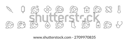 set of Affliction vector illustration