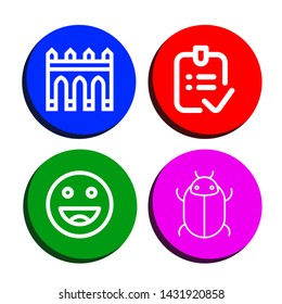 Set of agree icons such as Aguas livres, Done, Ok, Tick , agree