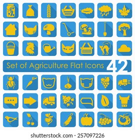 Set of agriculture icons