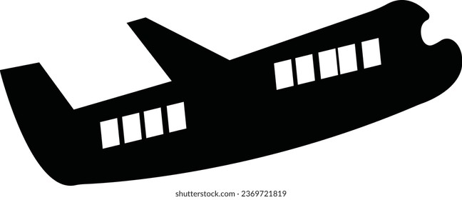 Set airplane icon. Aircrafts flat style - stock vector .plane line icon on white background