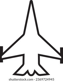Set airplane icon. Aircrafts flat style - stock vector .plane line icon on white background