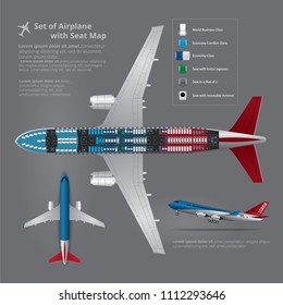 3,242 Plane seat map Images, Stock Photos & Vectors | Shutterstock